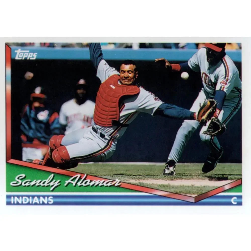 1994 Topps Sandy Alomar # 273 Cleveland Indians